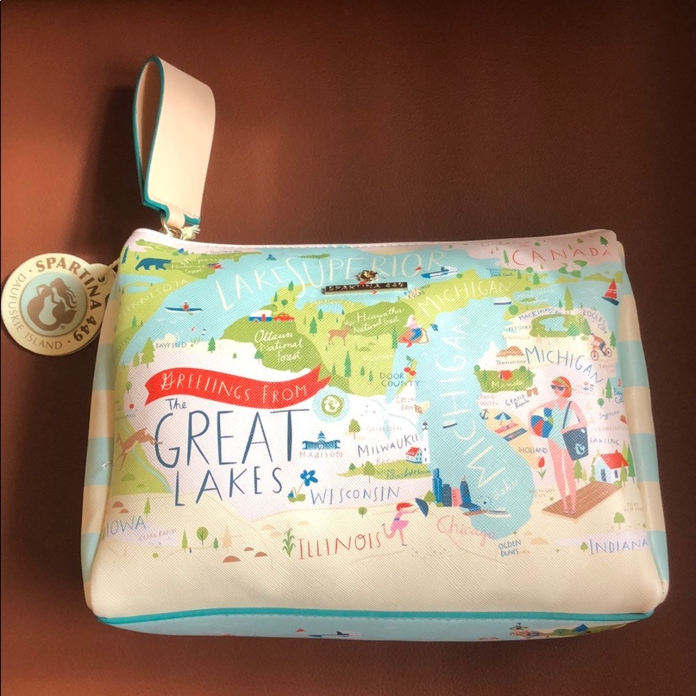 NWT Spartina 449 Great Lakes clutch